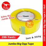 【200-Yard±】 Jumbo Big Transparent OPP Tape 45mm X 200yard± #Jumbo #OPPTape #BIG #OPP #特大OPP胶带 #封箱贴纸 #包装 #粘纸 #2330